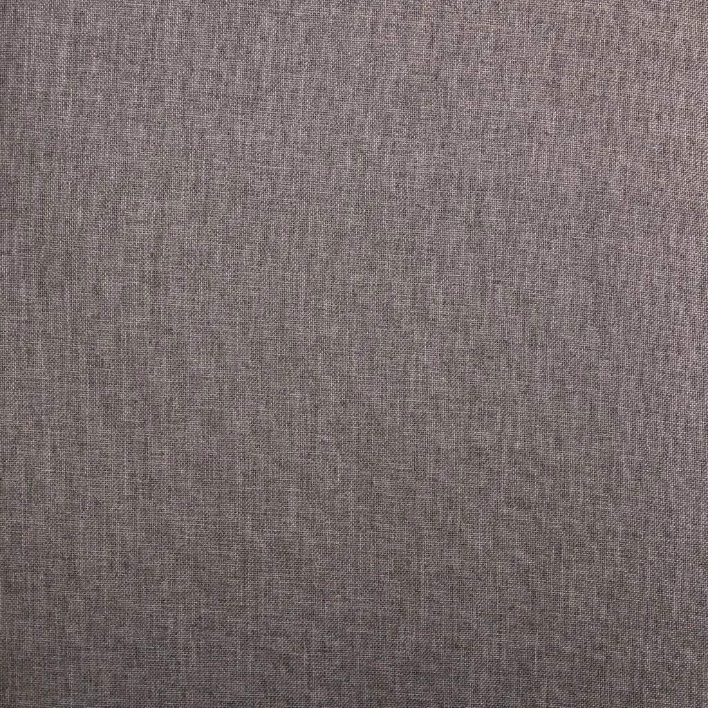 Esszimmerstühle 2tlg. Stoff taupe - 1