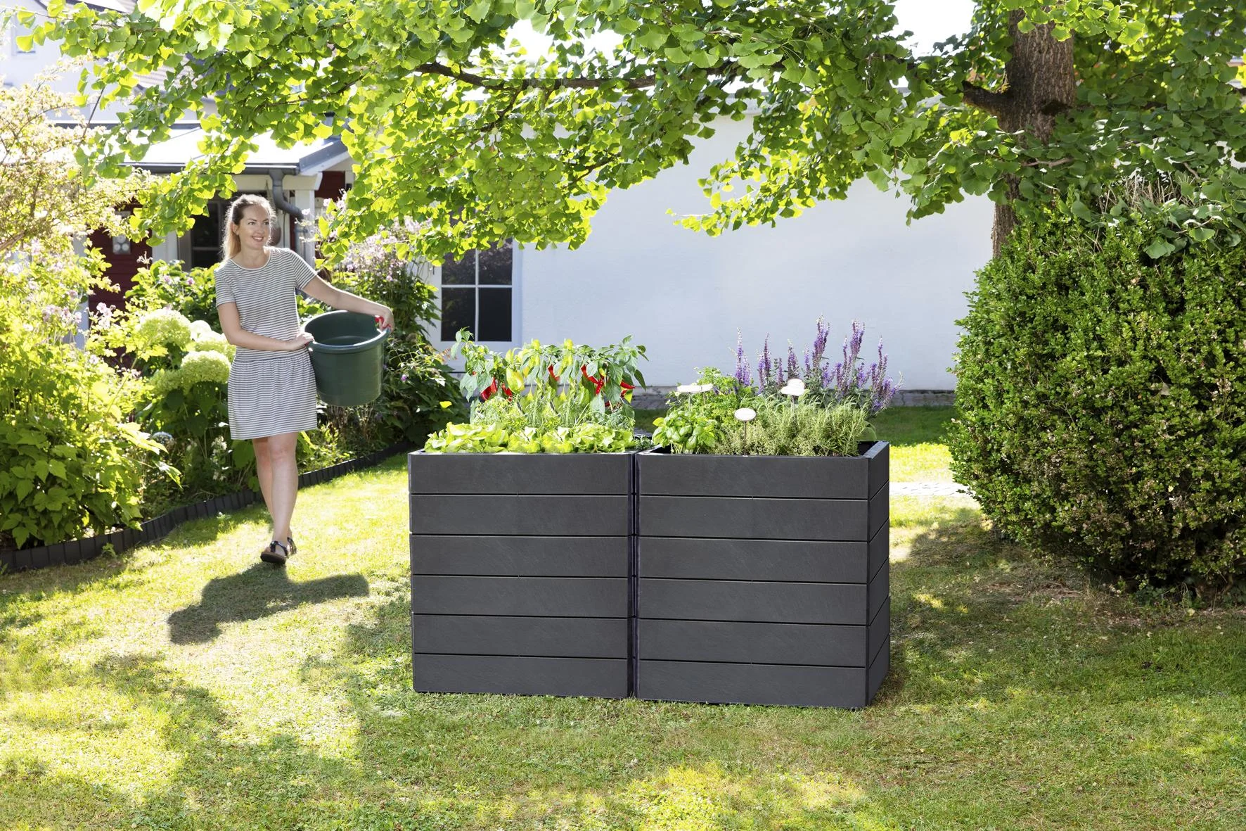 Hochbeet-System Stone "Ergo Quadro", Größe M - 2