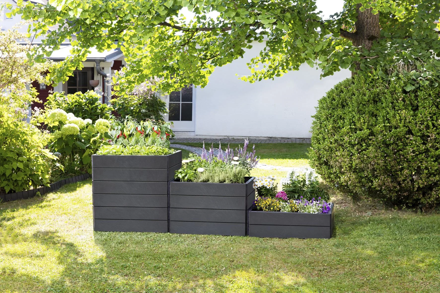 Hochbeet-System Stone "Ergo Quadro", Größe M - 6