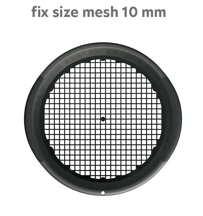 Gartensieb RESPANA, schwarz, Durchmesser 370 mm - 1