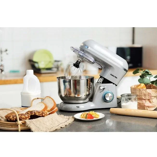 NL Leistungsstarker Food Processor - 1500W - 6L - Edelstahl - 6