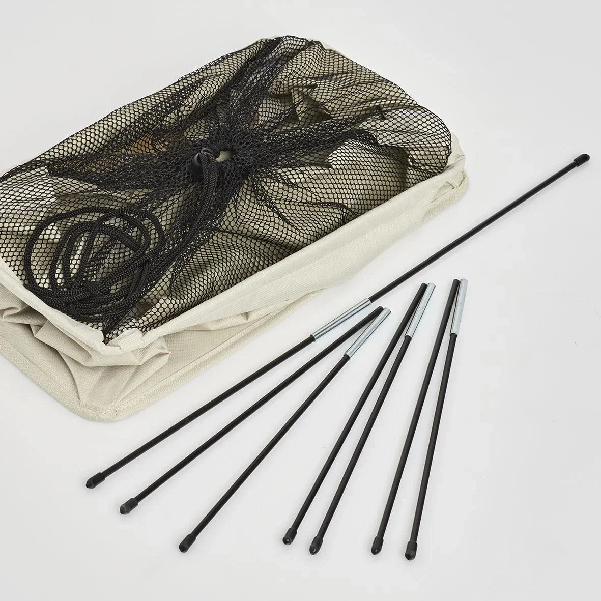 Wäschesammler "Wash me", Polyester, beige - 0