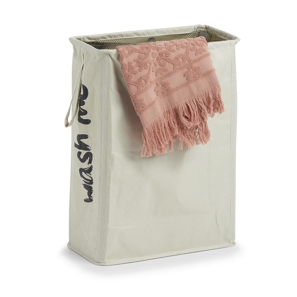 Wäschesammler "Wash me", Polyester, beige - 2