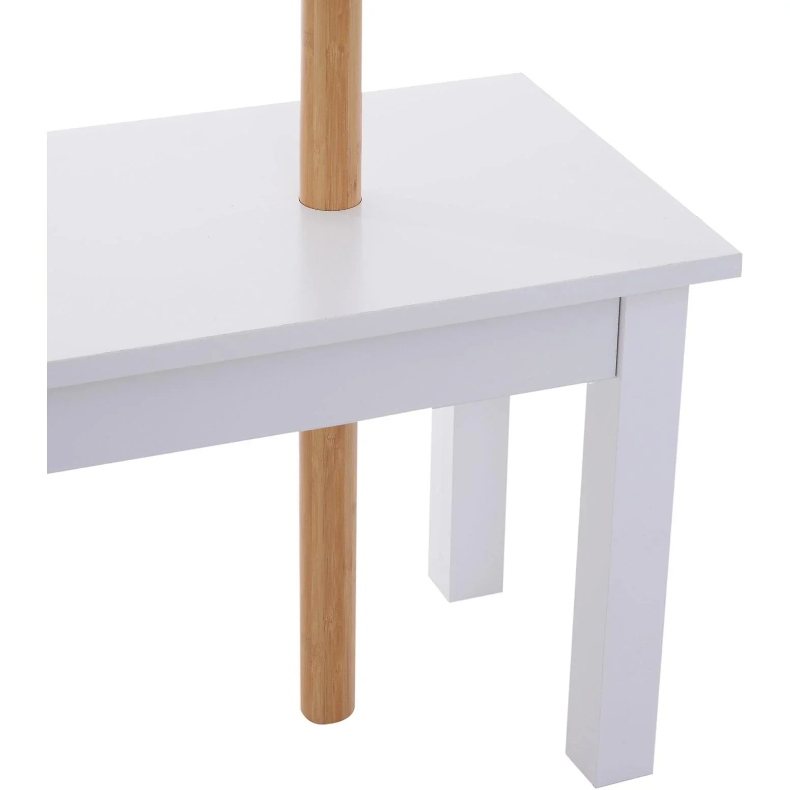 Garderobenständer Kleiderhaken Garderobe mit Sitzbank Baum-Design Zweige 6 Haken - 5