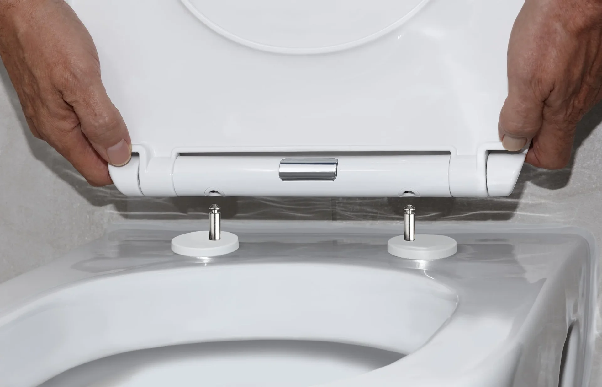 WC-Sitz mit Absenkautomatik, weiß - 6