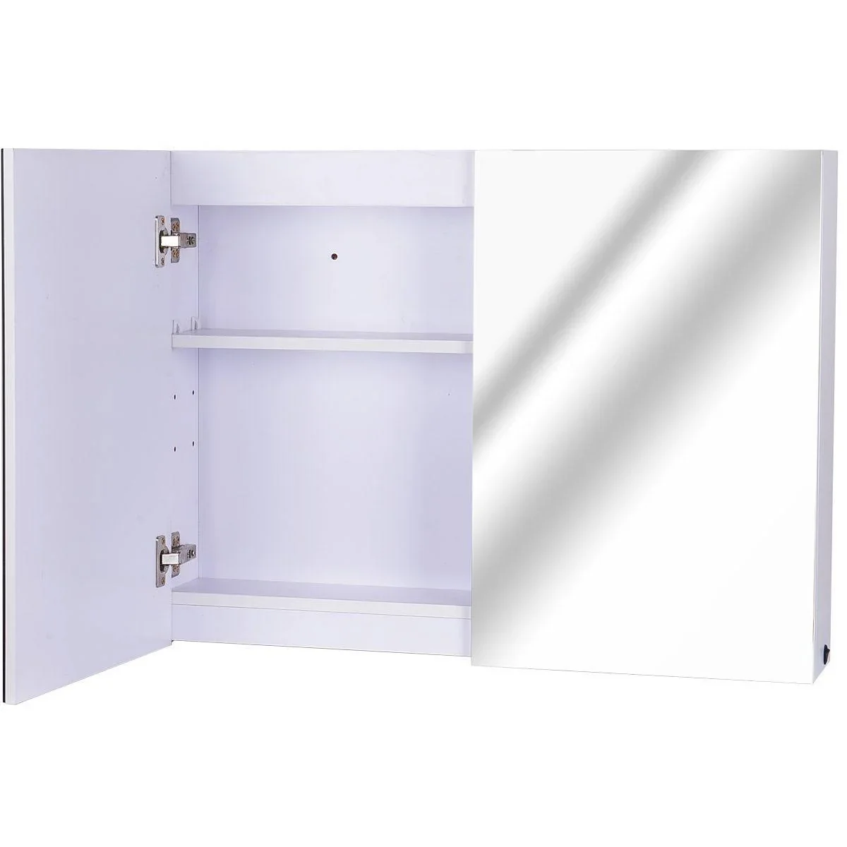 Spiegelschrank mit LED Leuchtstreifen - 2