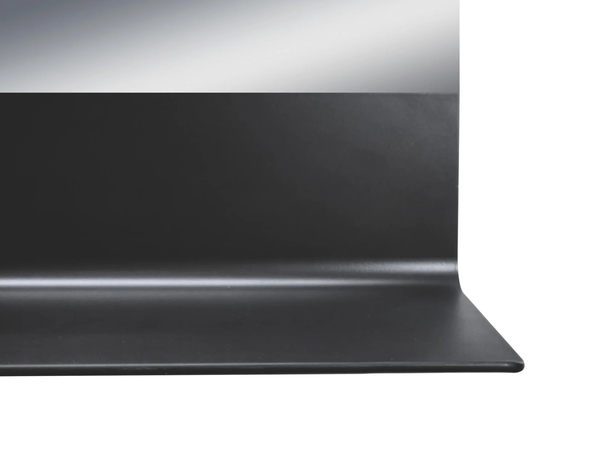 Badezimmerspiegel mit Beleuchtung, "Black Home" - 80 x 60 cm - Lichtfarbe neutralweiß - mit praktischer Ablage - 2