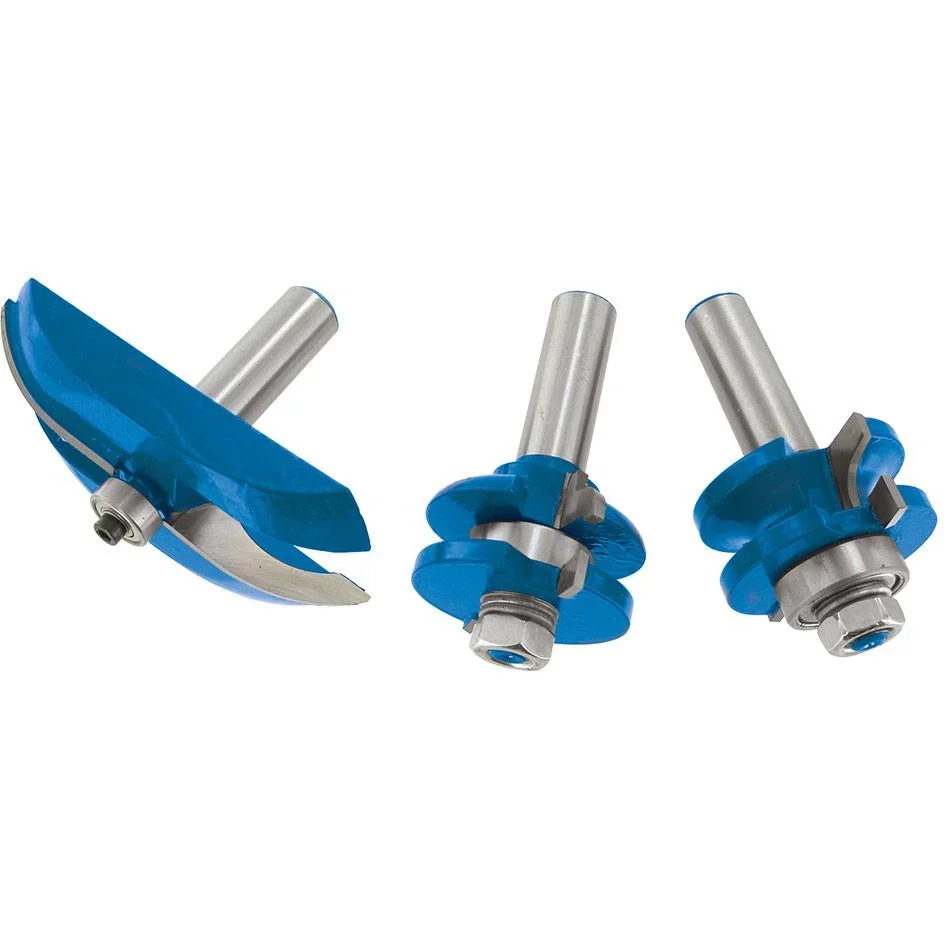 3 Stück 1/2" TCT-Plattenfräser-Satz - 0