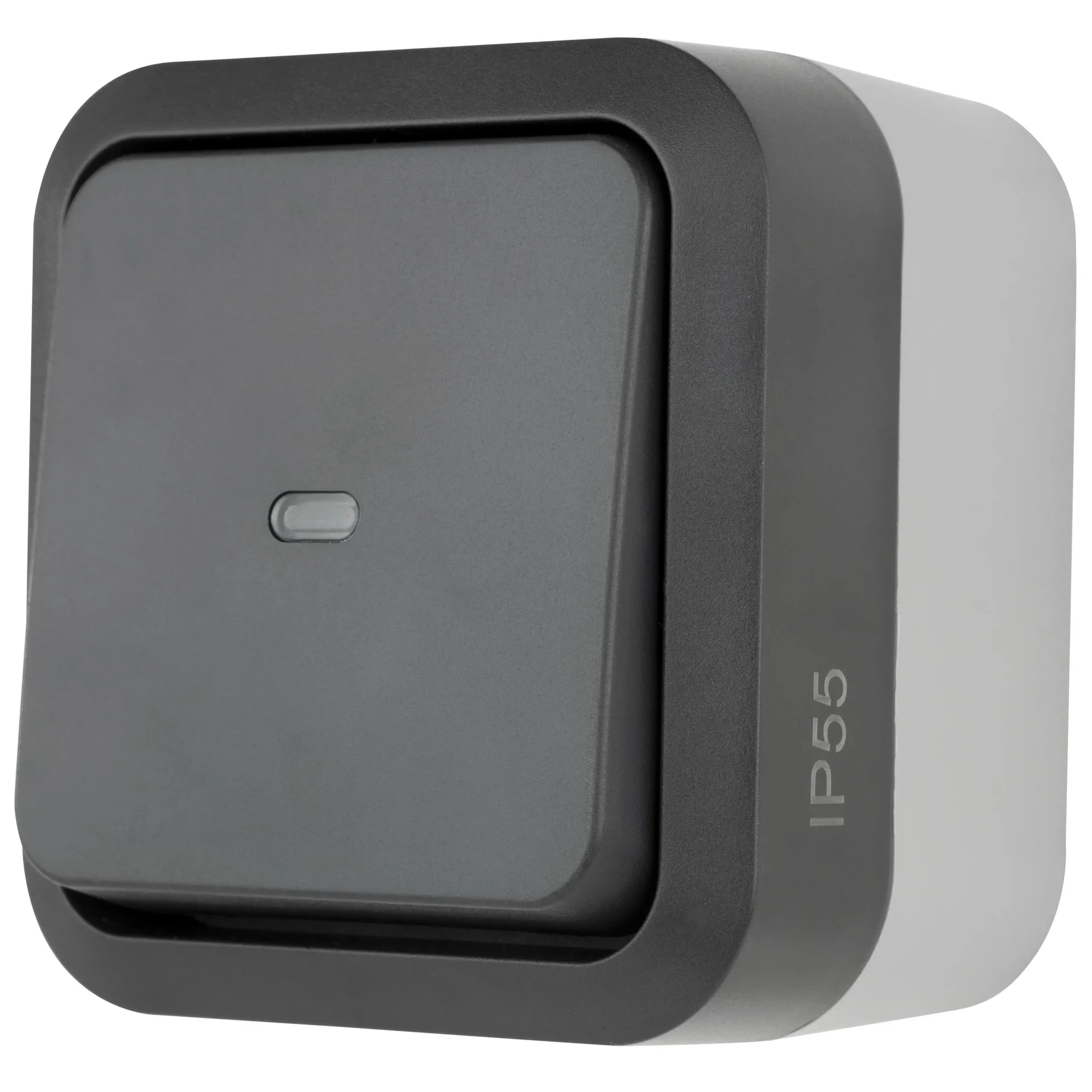 Aufputz-Feuchtraum Kontrollschalter mit Glimmlampe IP55 - 2