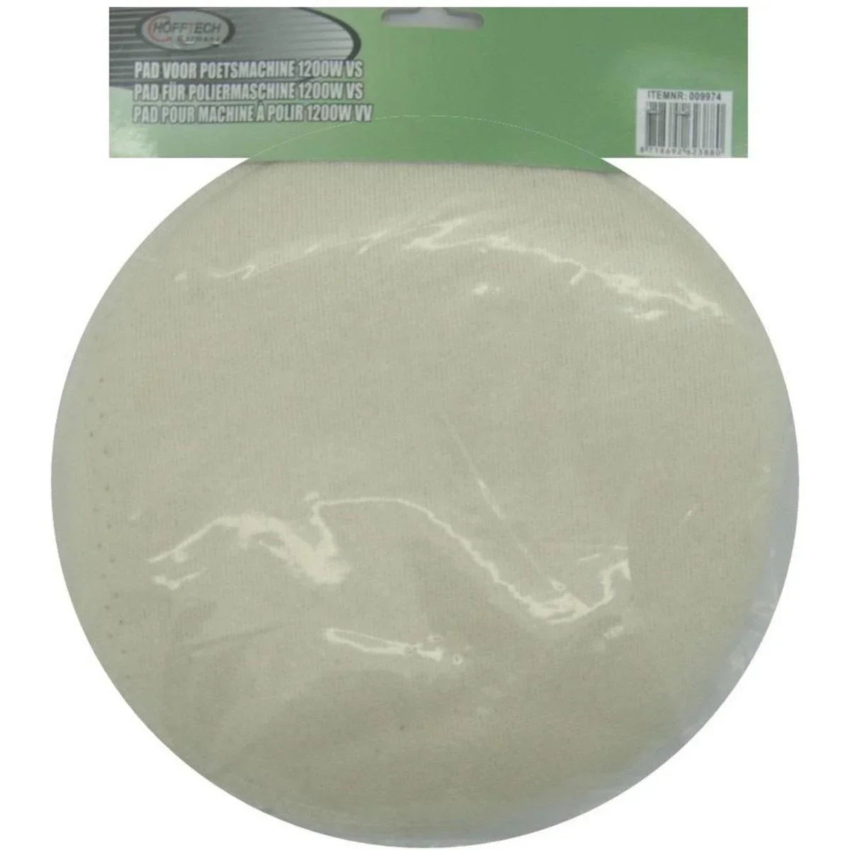 Pad für Poliermaschine - 180mm - Weiß - 0