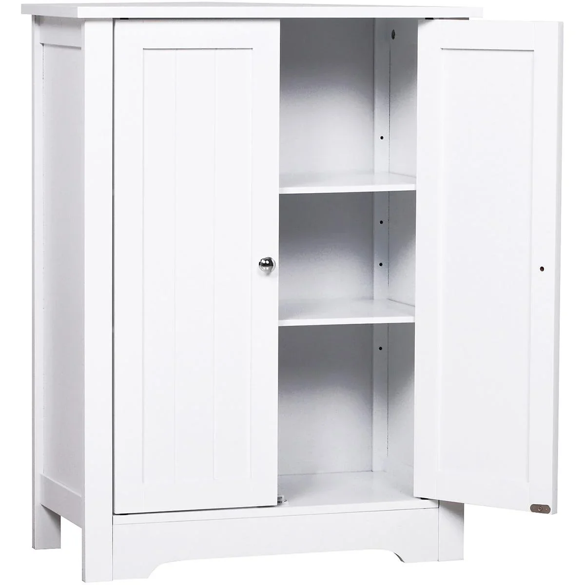 Badezimmerschrank mit 3 Fächer weiß - 0