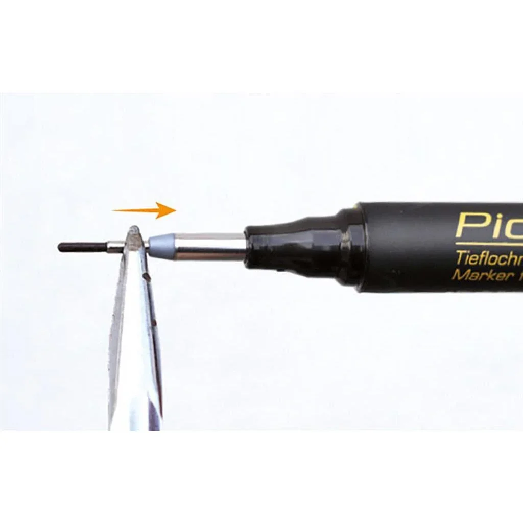 Textmarker blis 150/40 für tiefe Löcher - permanent - schwarz - 3