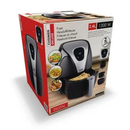 Cuisinier Deluxe Fritteuse Heißluft 2,4L Digital - 0