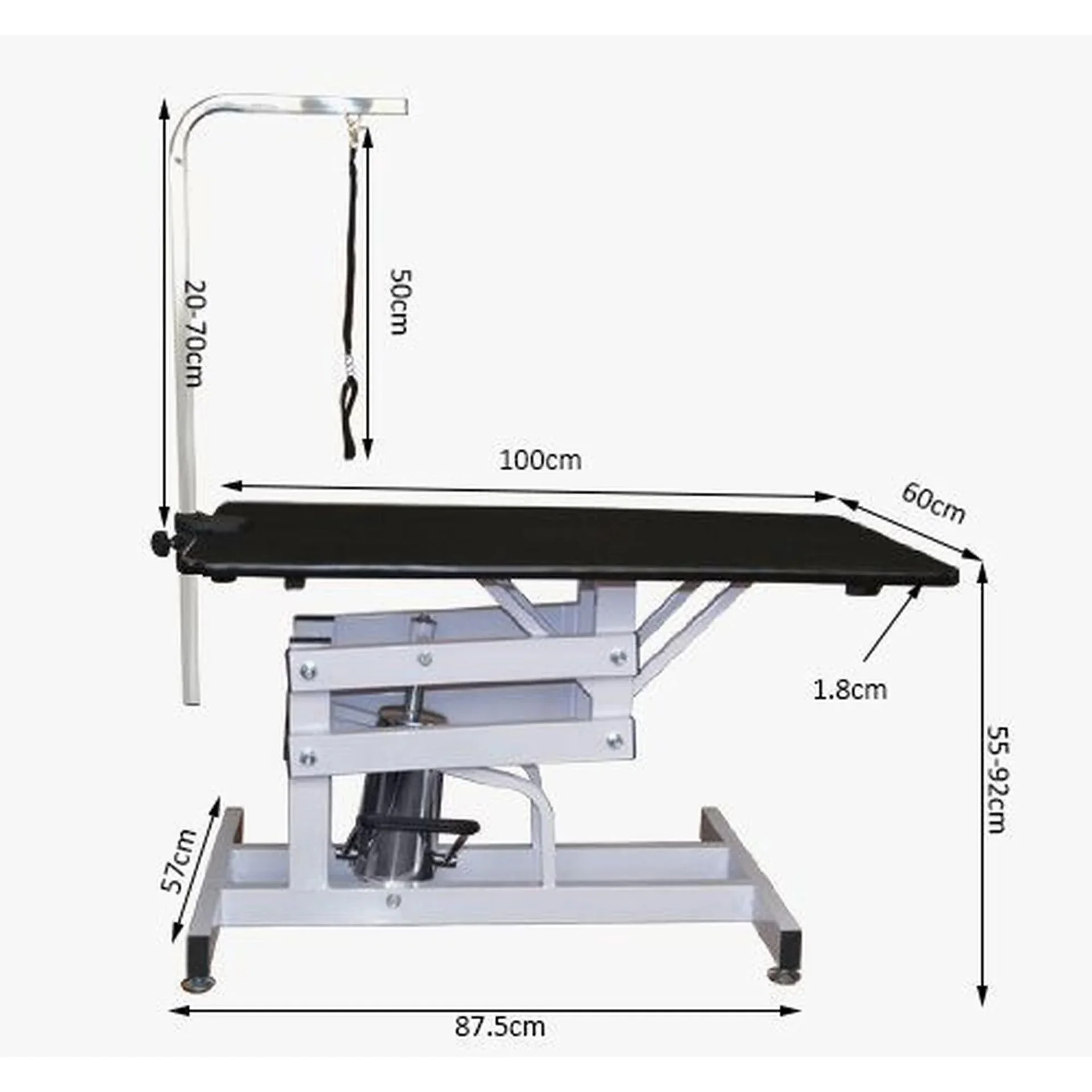Hydraulischer Trimmtisch inkl. Halterung - 3