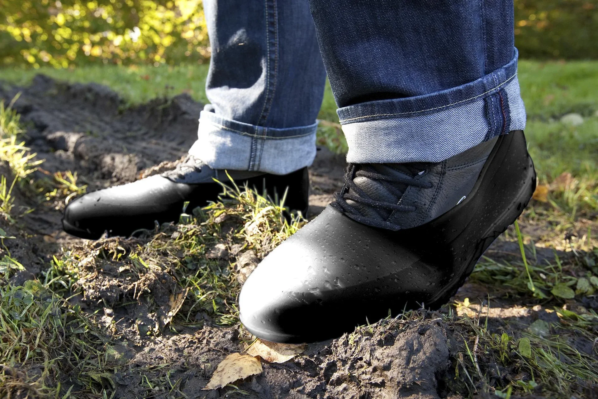 Silikon Gleitschutzschuhe mit Spikes, Gr. L/ 40 - 41 - 4
