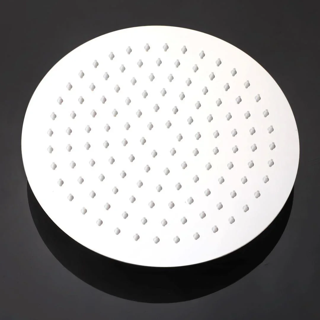 Duschkopf Kopfbrause Ø 25 cm Regendusche aus Edelstahl mit 1 Strahlart G1/2 individuell einsetzbar - 0