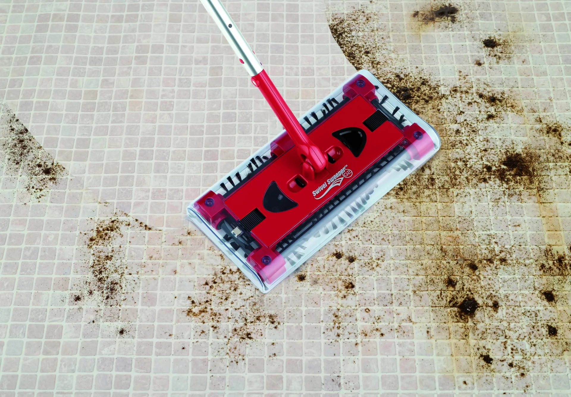 Akku-Besen Swivel Sweeper G2, 7,2V rot - 0