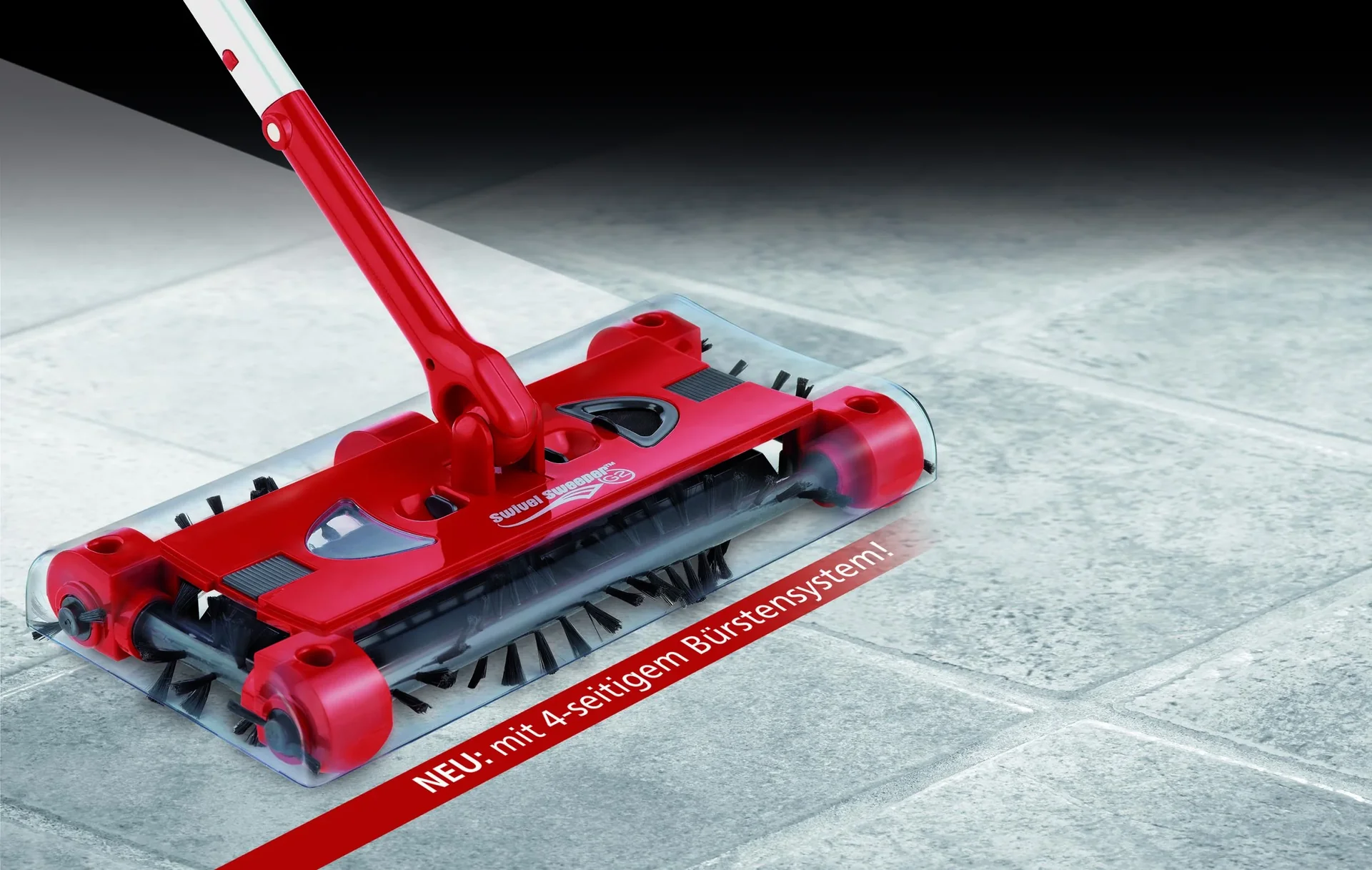 Akku-Besen Swivel Sweeper G2, 7,2V rot - 1