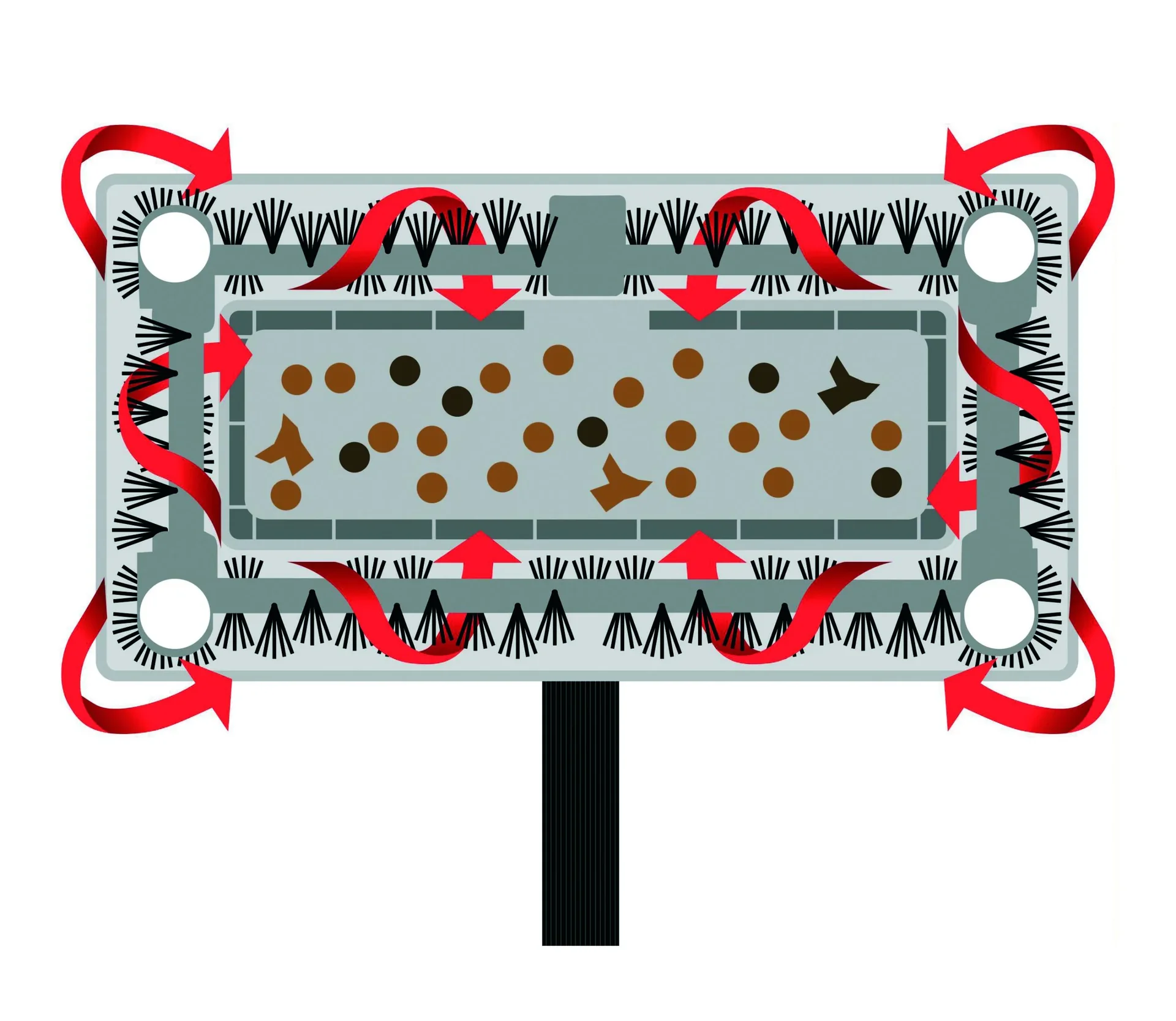 Akku-Besen Swivel Sweeper G2, 7,2V rot - 4