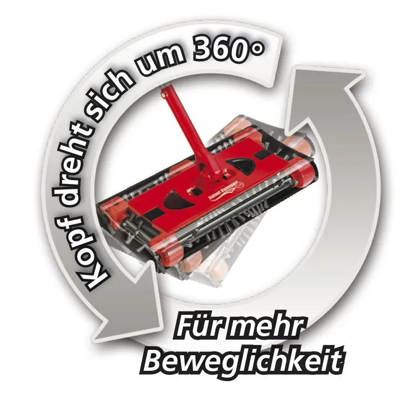 Akku-Besen Swivel Sweeper G2, 7,2V rot - 6