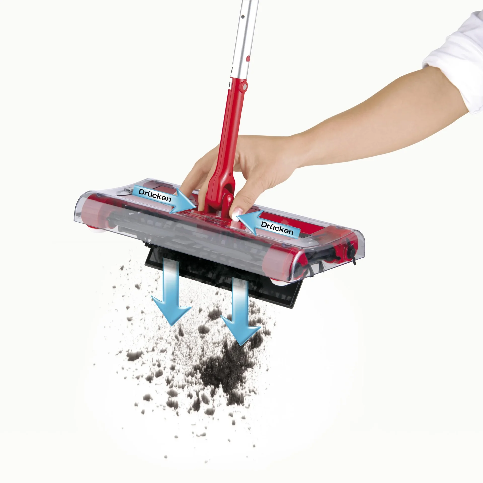 Akku-Besen Swivel Sweeper G2, 7,2V rot - 7