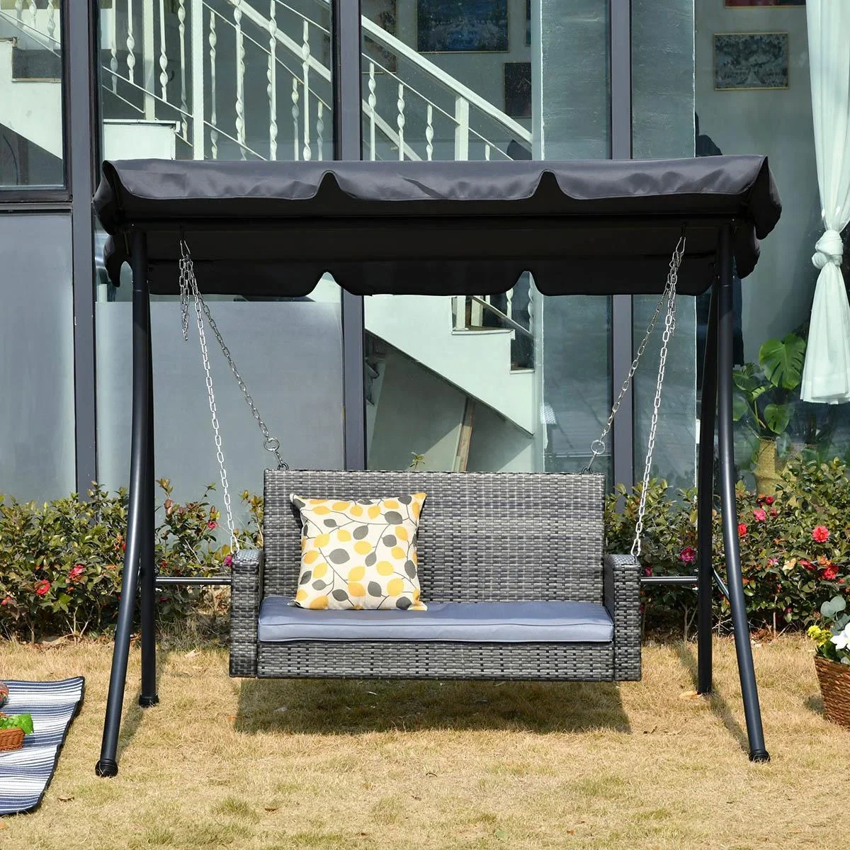 Hängebank 2-Sitzer 127 cm x 57,5 cm x 60 cm - 4