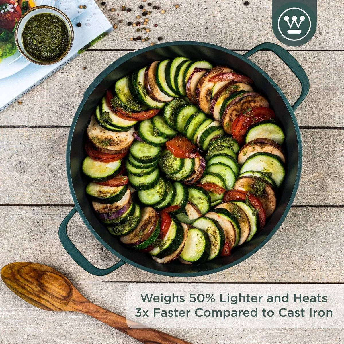 Performance Series Bratpfanne - Sauteuse - Backofen geeignet - 32 cm - Grün - 6