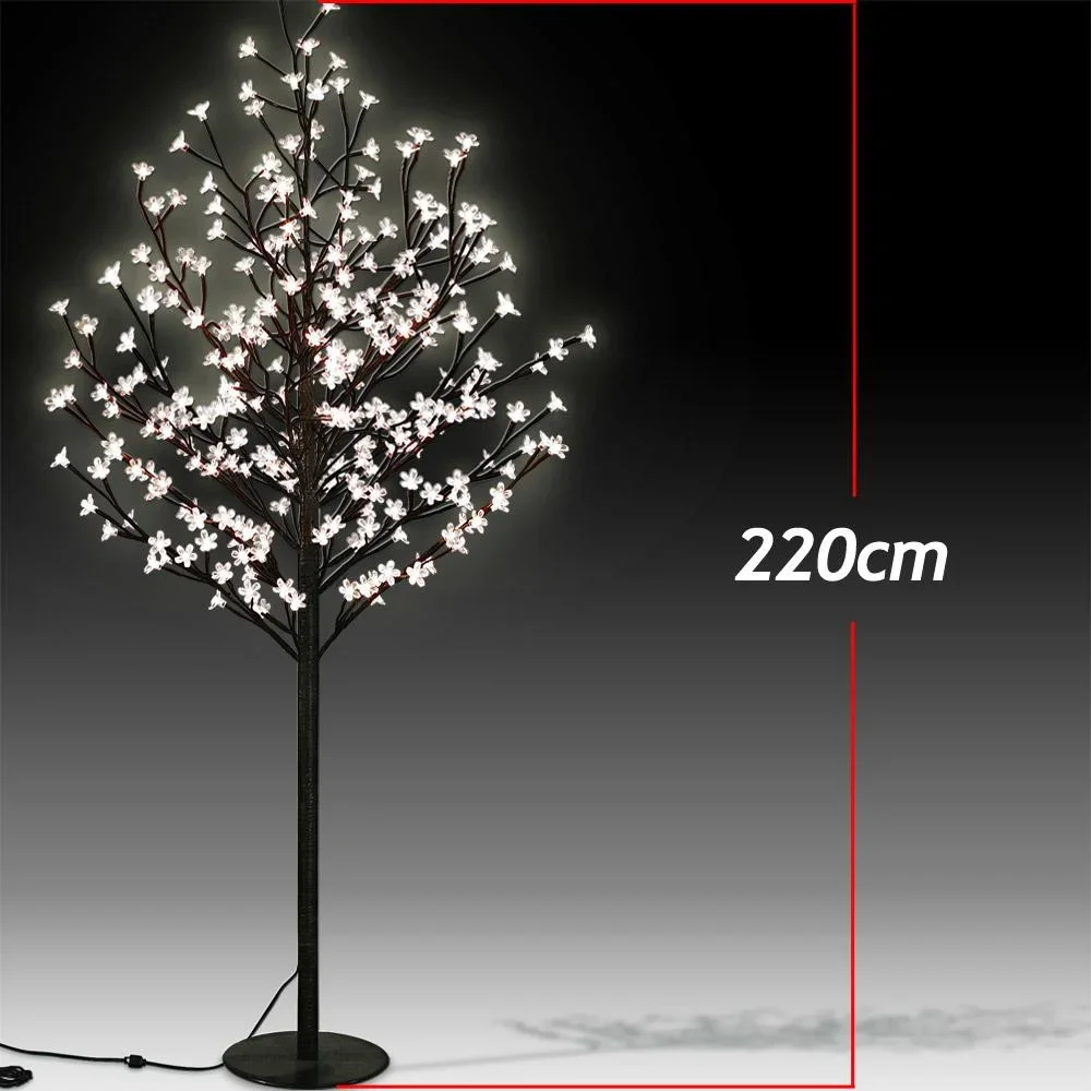 Kirschblütenbaum mit 220LEDs, 220cm Länge für den Innen-/Außenbereich - 3