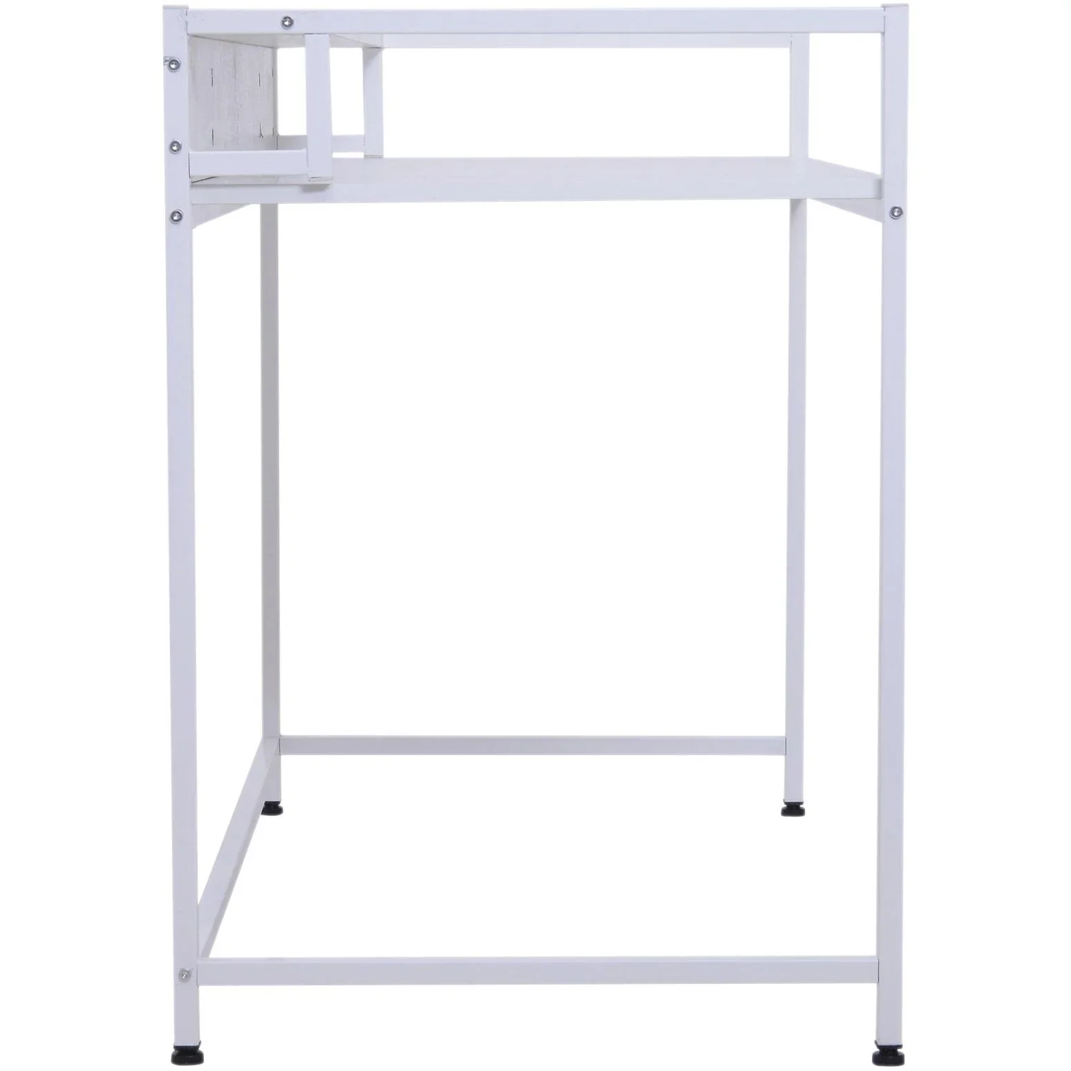 Schreibtisch PC Tisch Computertisch mit Kabeldurchlass Weiß 120 x 60 x 86,5 cm - 1