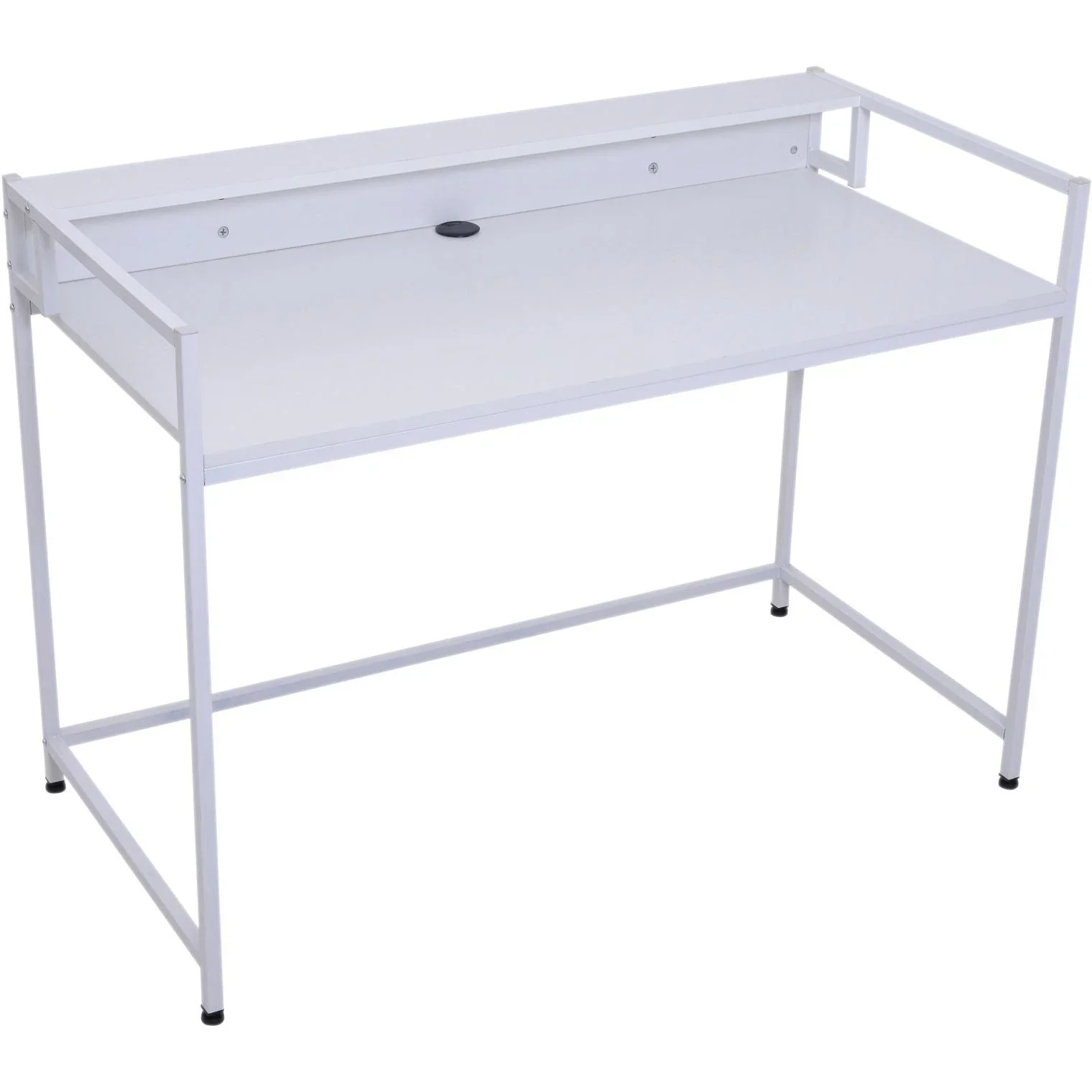 Schreibtisch PC Tisch Computertisch mit Kabeldurchlass Weiß 120 x 60 x 86,5 cm - 3