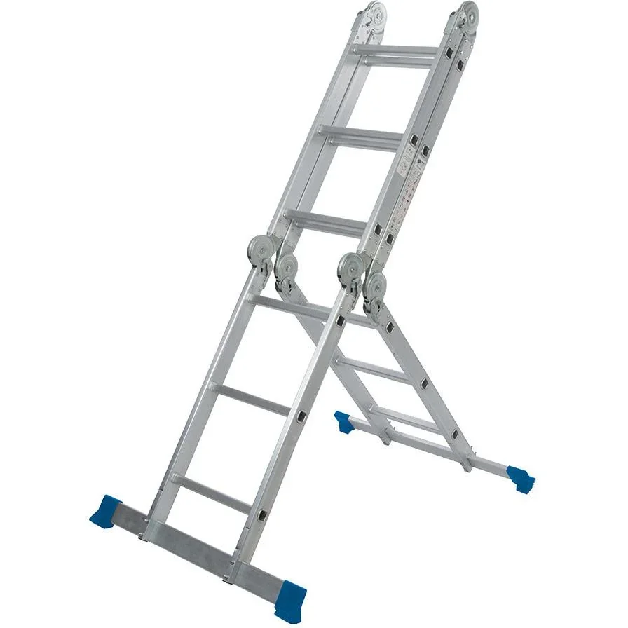 Multifunktionsleiter mit Plattform 3,6 m (12 Sprossen) - 1