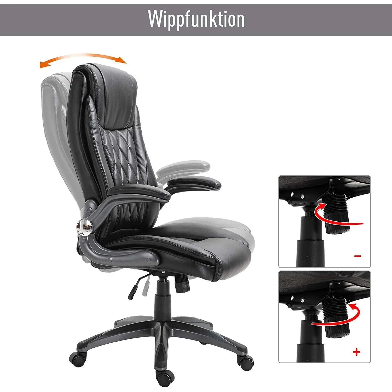 Bürostuhl mit Wippfunktion - 0