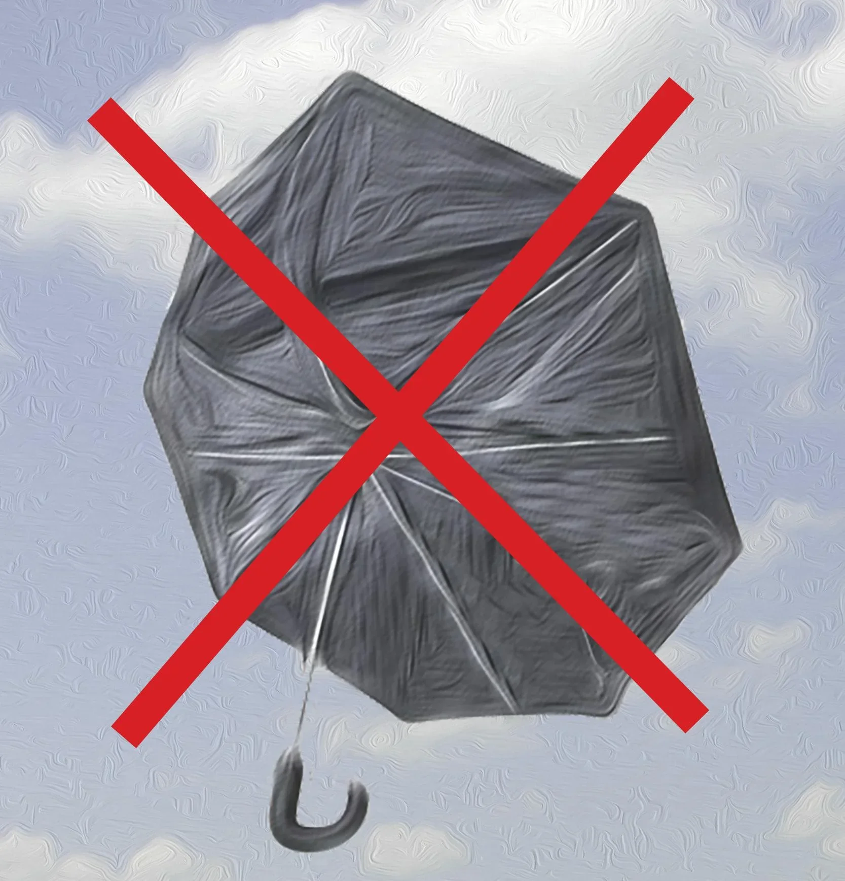 Sturm Regenschirm "Kyrill" II - 1