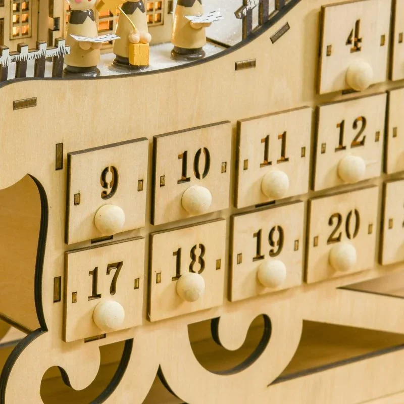 Adventskalender, Weihnachtskalender, Adventskalenderbox | Aosom.de - 0