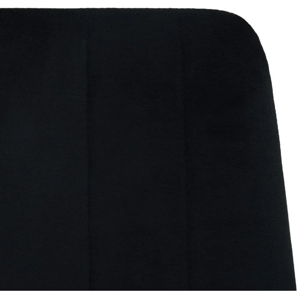 Esszimmerstühle 2 Stück Samt schwarz - 1