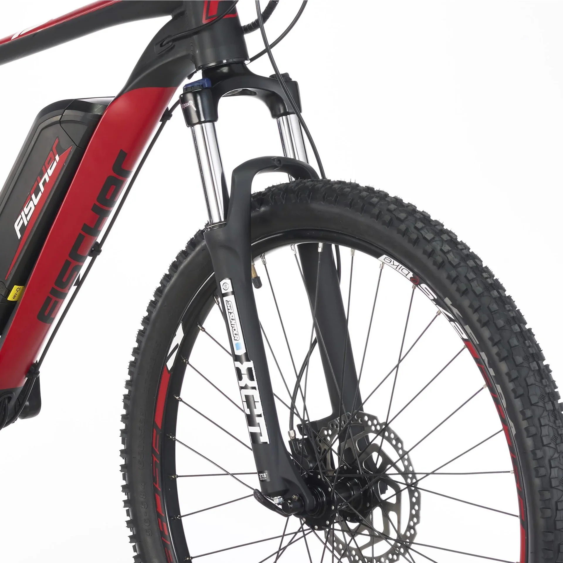 Unisex E-Bike MTB, 27,5 Zoll, Rahmengröße 48cm, 10-Gang Kettenschaltung, schwarz matt, MONTIS EM 1726 - 5