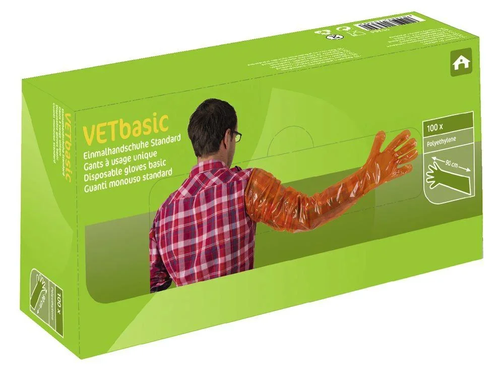 Einmalhandschuhe "VetBasic", ärmellang - 0