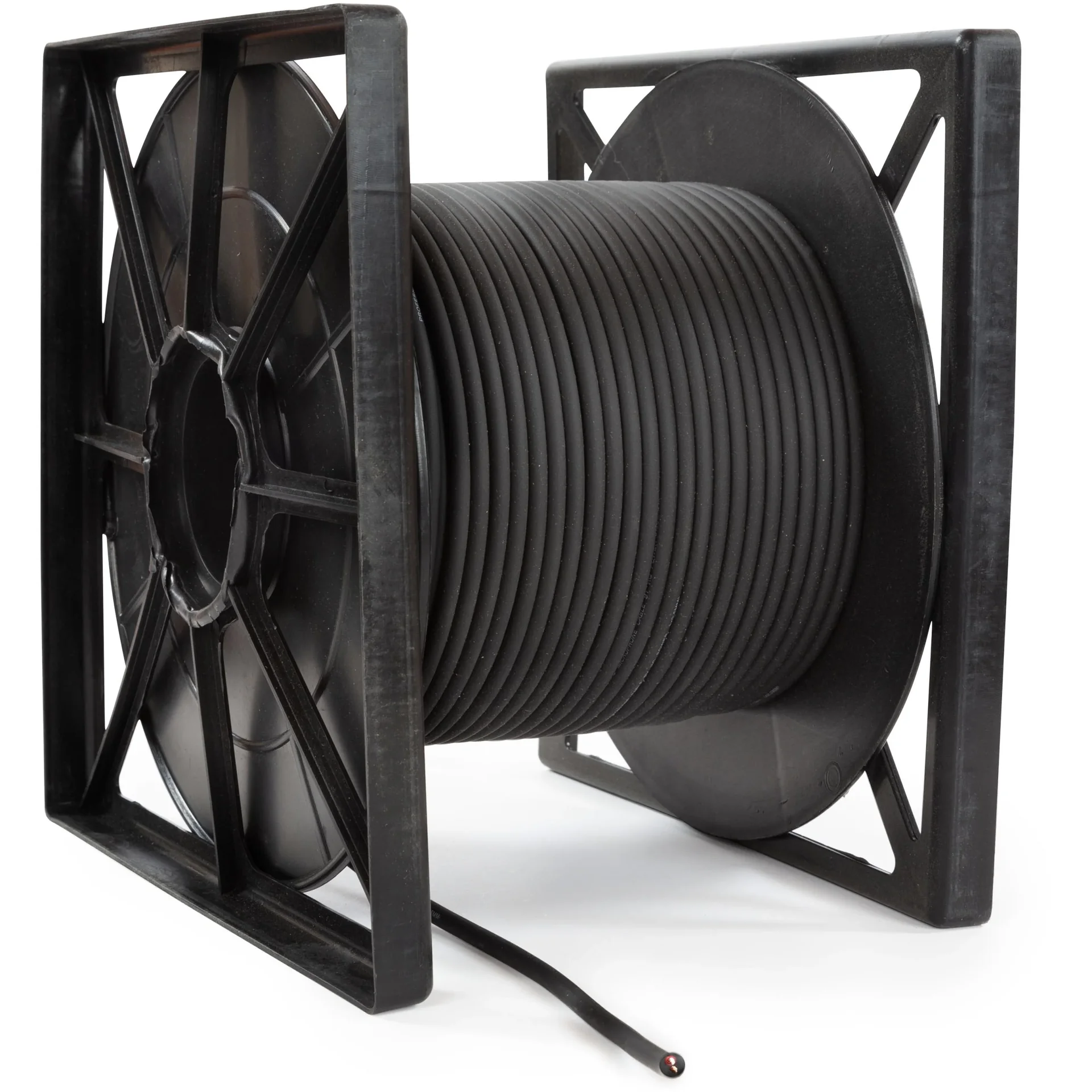 hochwertiges lautsprecherkabel - schwarz - 2 x 2.50 mm² - 100 m - 3