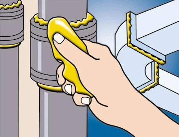 Knetdichtung 600 g für jede Fuge, Farbe grau - 0