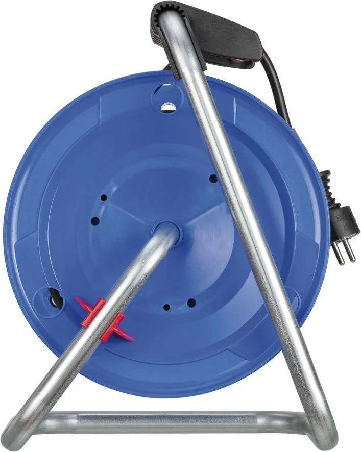 Kabeltrommel Garant IP20, Durchmesser 240mm, mit USB Anschluss, 25m - 0