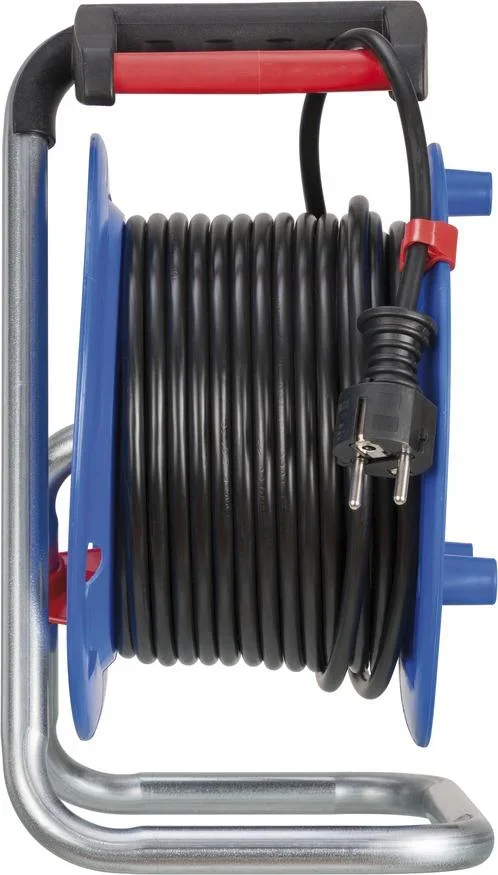 Kabeltrommel Garant IP20, Durchmesser 240mm, mit USB Anschluss, 25m - 4