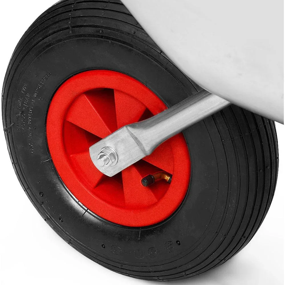 Schubkarre Verzinkt - 150kg - mit Luftreifen - 1