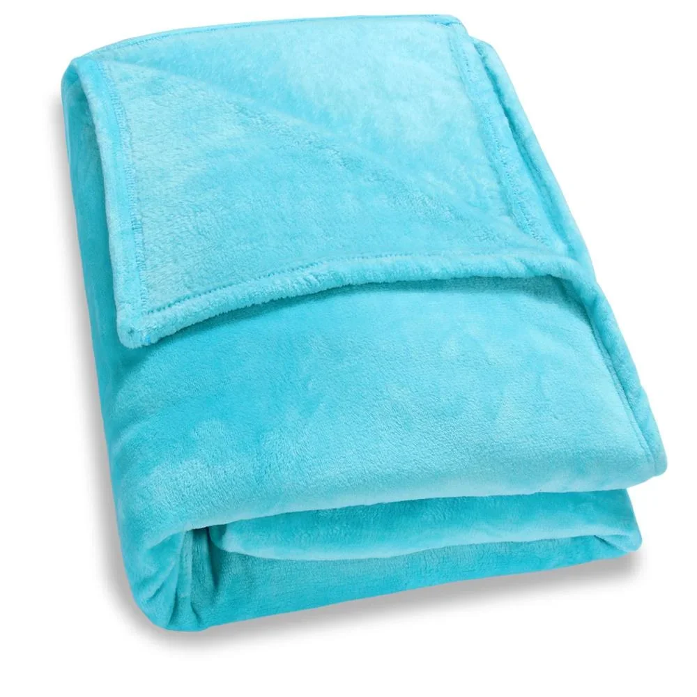 Premium-Decke 200x150cm - blau - - 3