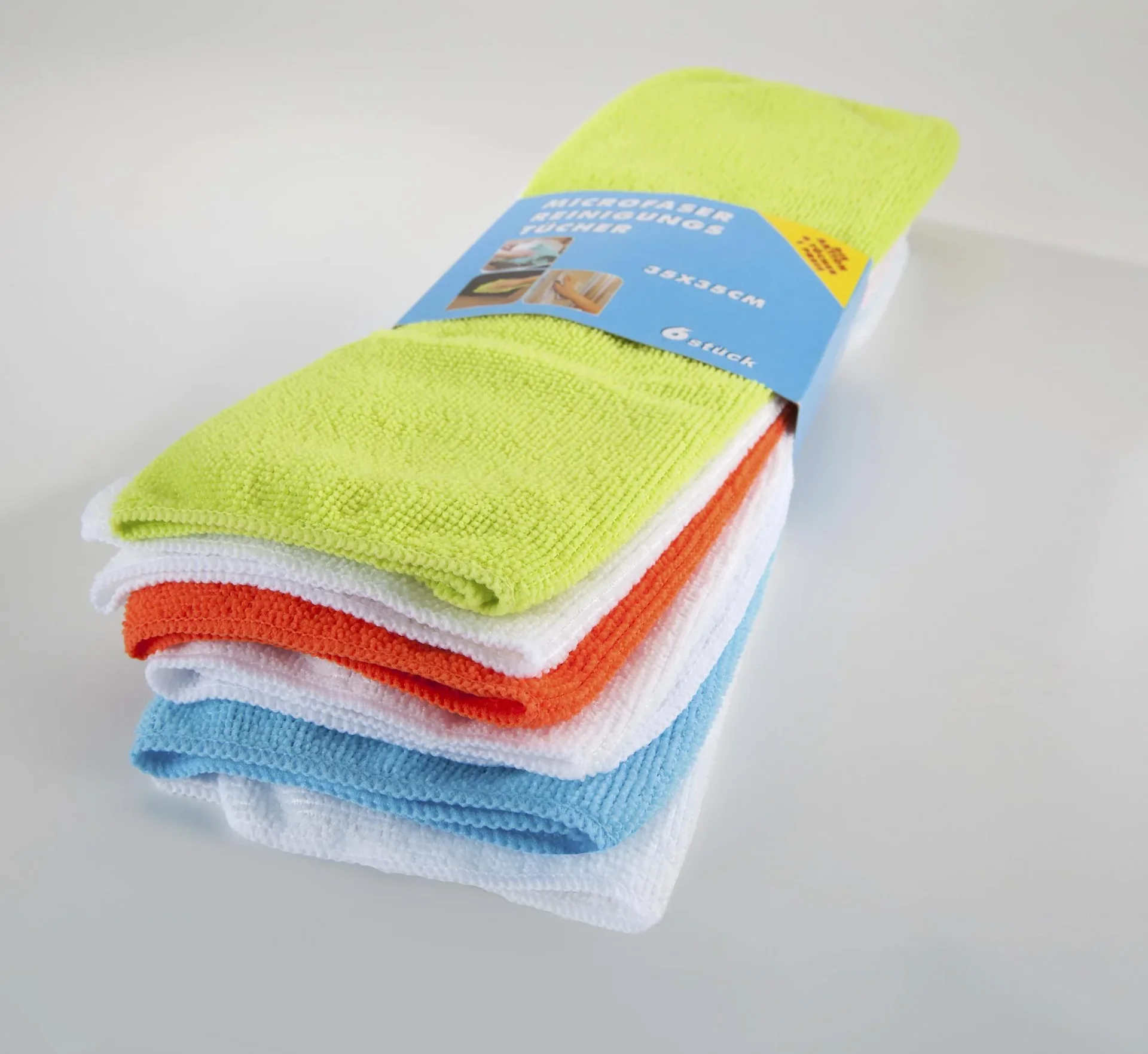 Mikrofasertücher 5er Set, farblich sortiert - 1