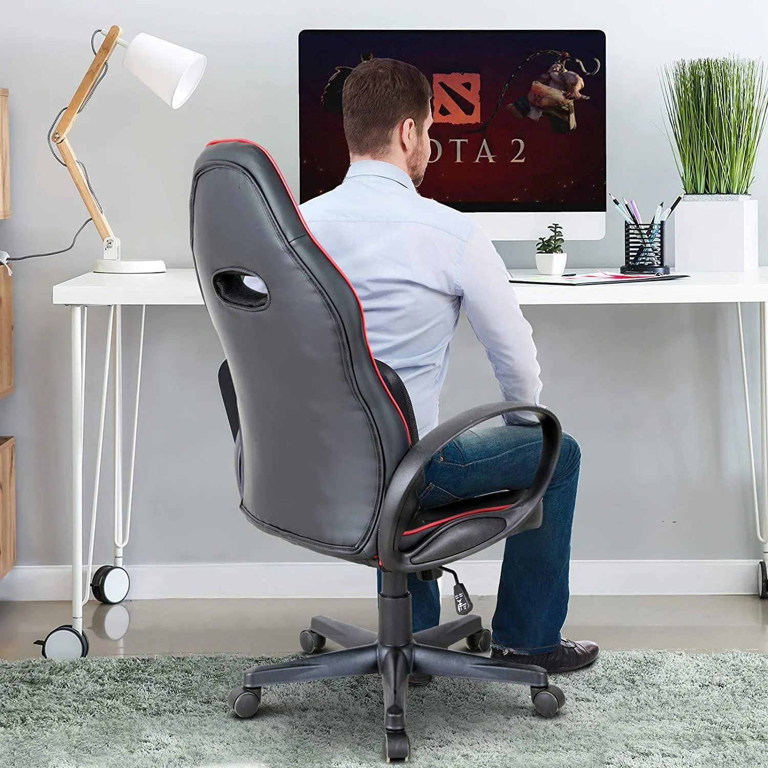 Gaming Stuhl mit Wippfunktion - 7
