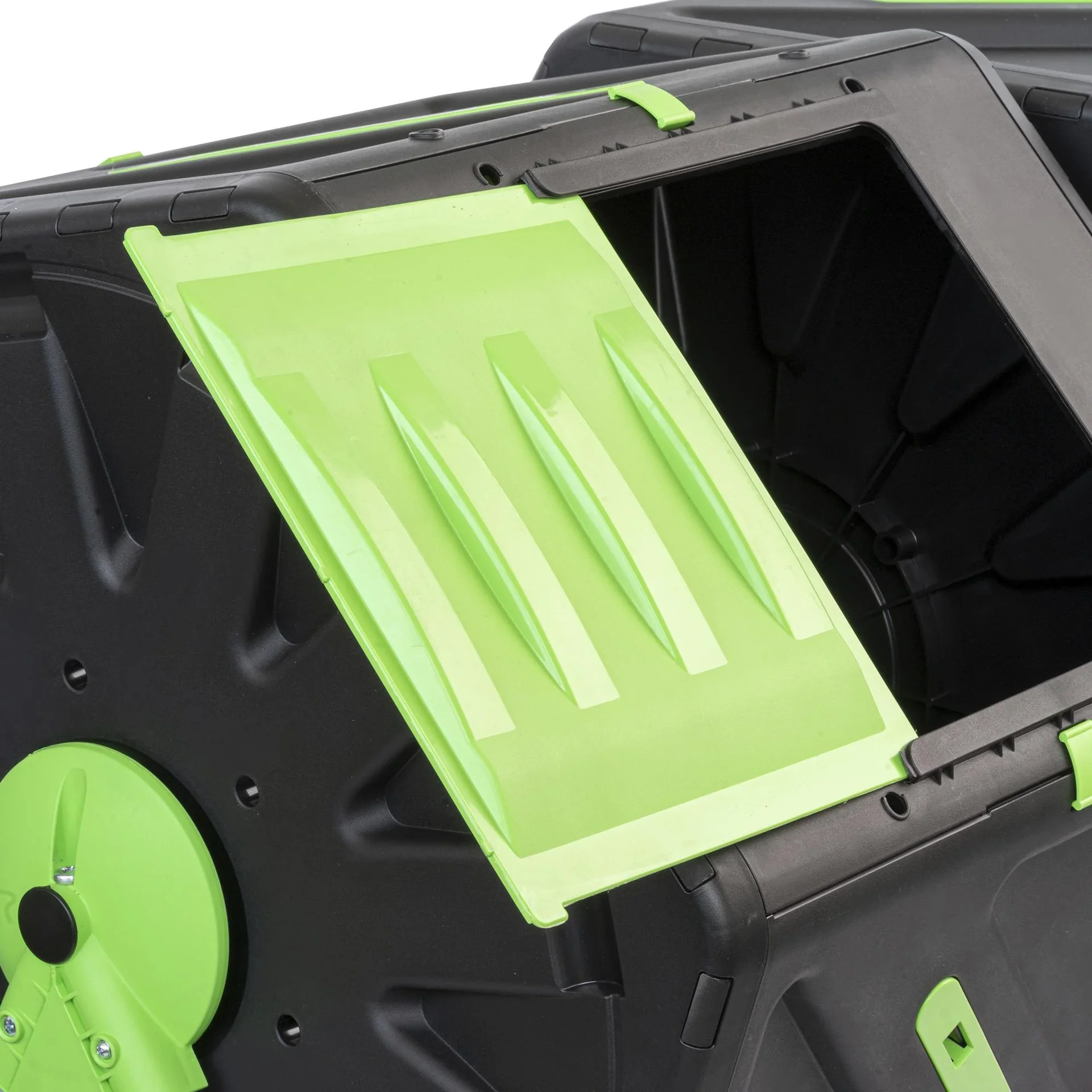 Trommel-Komposter 2 Kammern je 105 Liter - 0