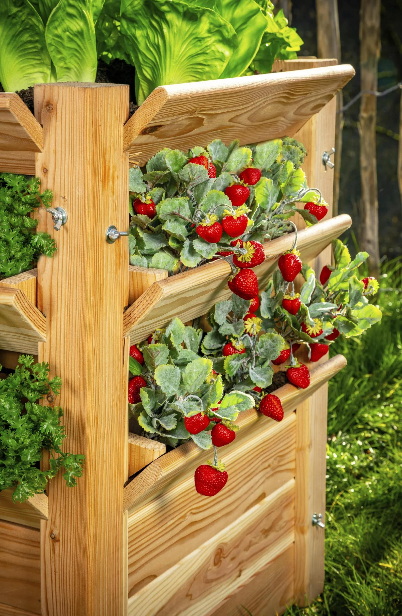 Premium Hochbeet XXL, 124 x 91 x 73 cm - 11
