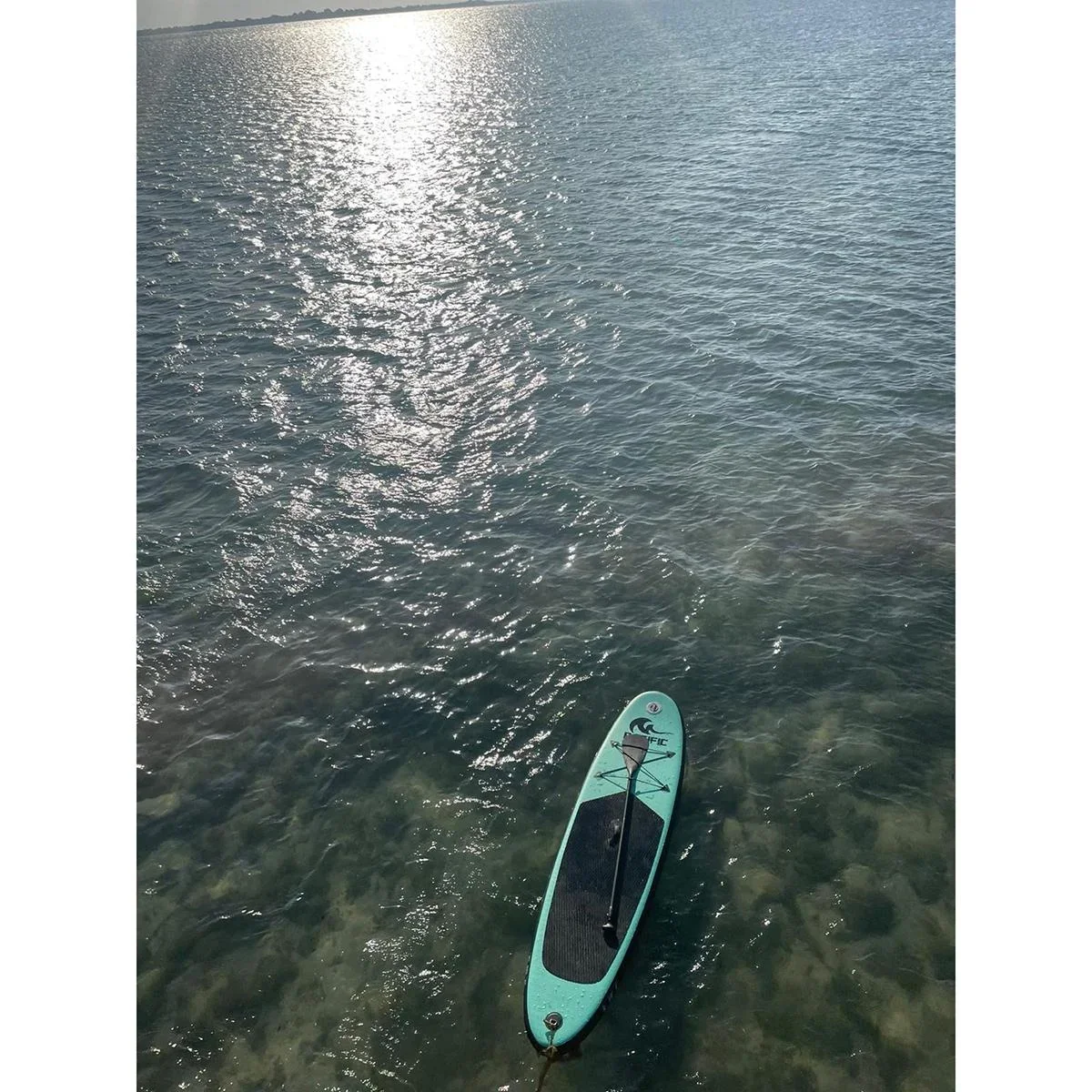 Pacific Ocean Green Sup Board - Sonderausgabe - 285 cm - 6-teiliges Set- Grün - 5