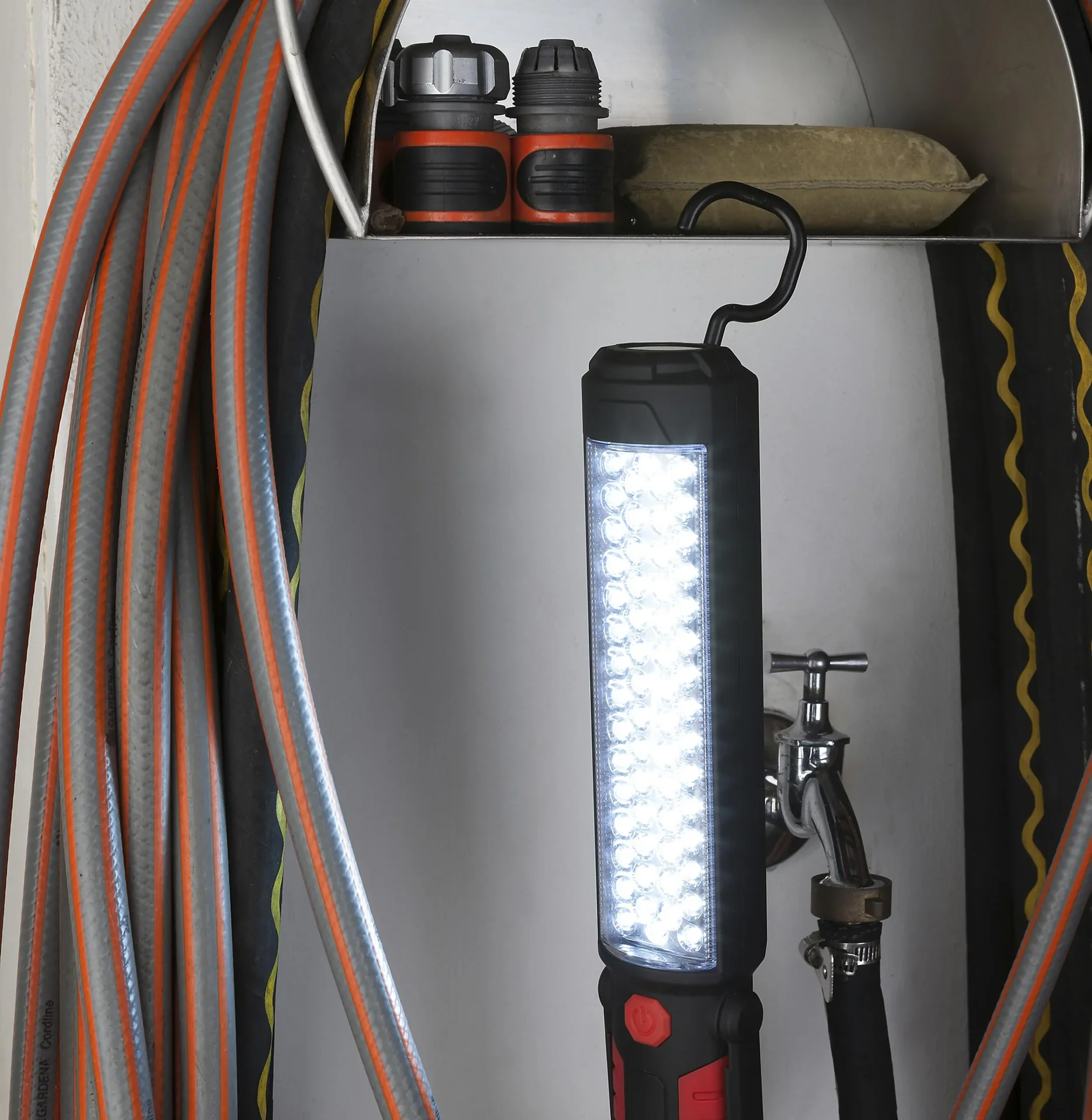 Arbeitslampe mit Warnblinklicht - 0