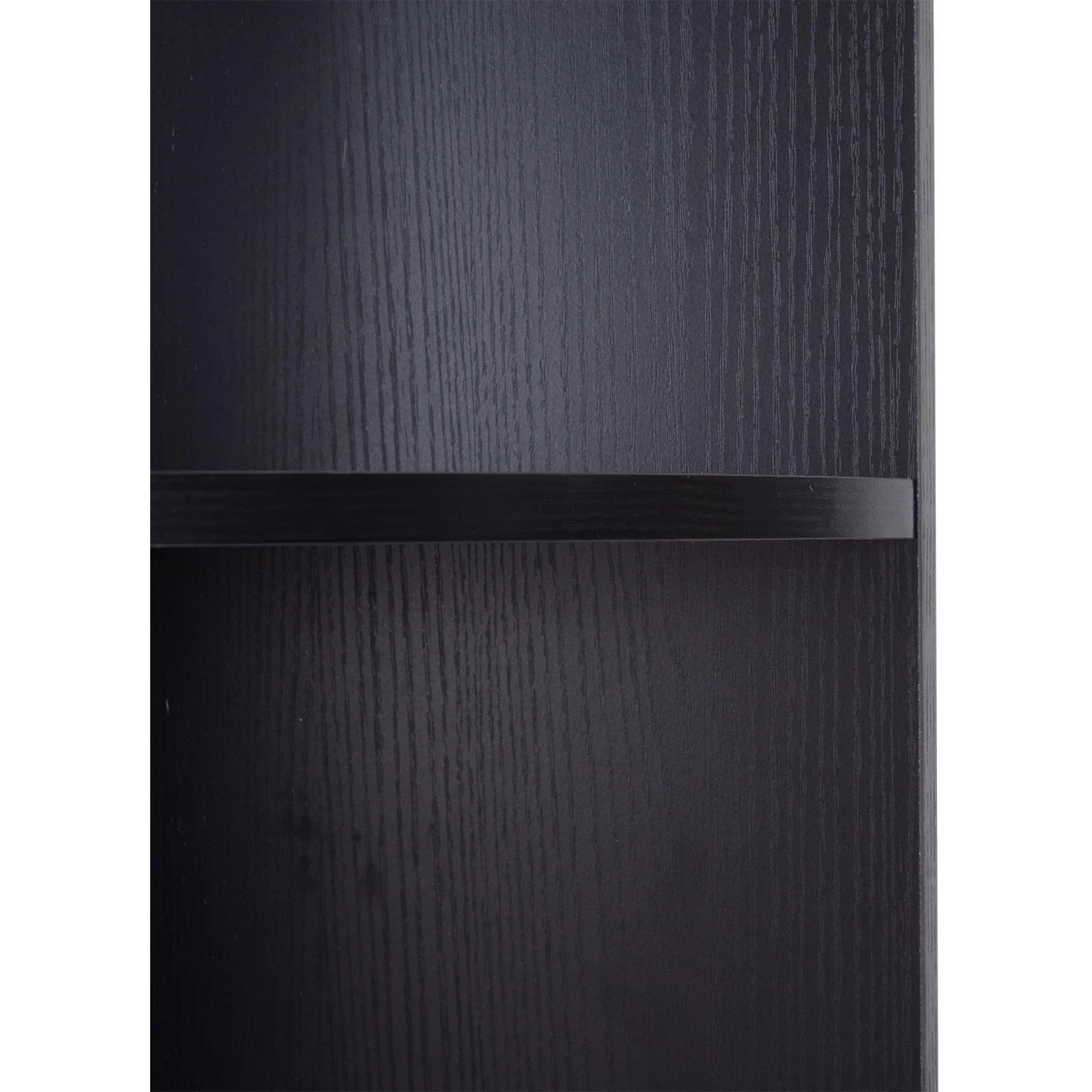 Eckregal Standregal Bücherregal Dekoregal Blumenregal Holzregal fächerförmig 4 Fächer Schwarz 39,5 x 39,5 x 120 cm - 5